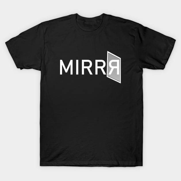 Mirror Wordmark T-Shirt by vectorclothes